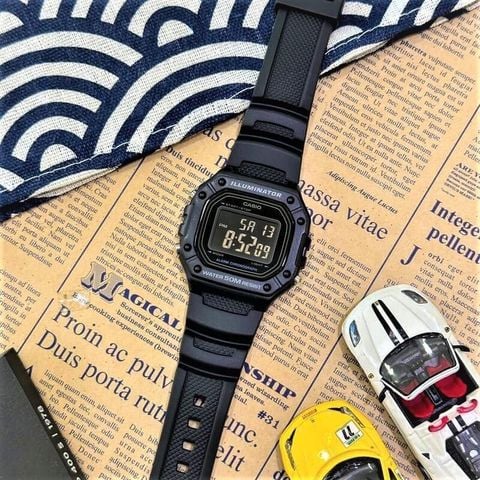  ĐỒNG HỒ NAM CASIO W-218H-1BVDF CHÍNH HÃNG 