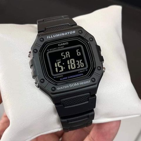  ĐỒNG HỒ NAM CASIO W-218H-1BVDF CHÍNH HÃNG 