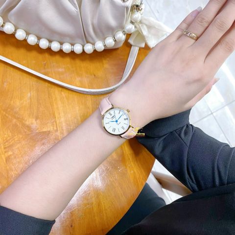  ĐỒNG HỒ NỮ NEWSKY NS5502L.L05 DÂY DA HỒNG CHÍNH HÃNG 