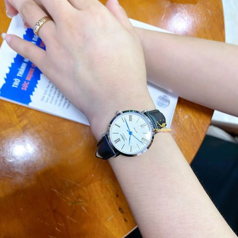  ĐỒNG HỒ NỮ NEWSKY NS5502L.L01 DÂY DA ĐEN CHÍNH HÃNG 