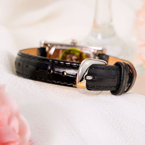  Saga Stella 71836-RGSVBK-2 – Nữ – Kính Cứng – Quartz (Pin) – Mặt Số 20mm, Đính Đá Pha Lê, Chống Nước 3ATM 