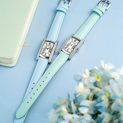  ĐỒNG HỒ NỮ SAGA 71836-SVWHGR-2 DÂY DA CHÍNH HÃNG 
