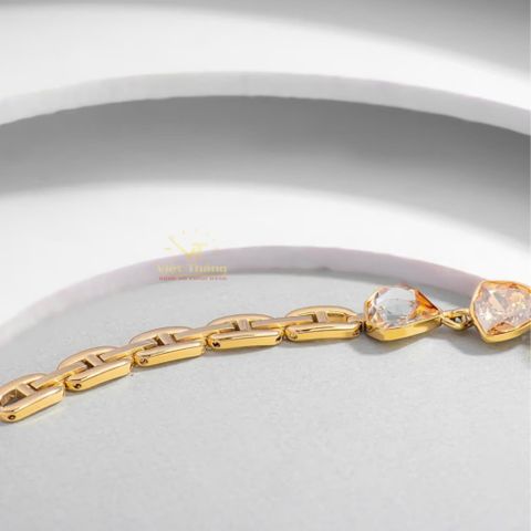  Saga 53442-GPMWGP-2A – Nữ – Quartz (Pin) – Mặt Số 24mm, Kính Cứng, Chống Nước 3ATM 
