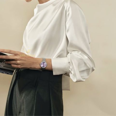  Saga Stella Chance 53578-SVVTSV-2 – Nữ – Quartz (Pin) – Mặt Số 36mm, Kính Cứng, Chống Nước 3ATM 