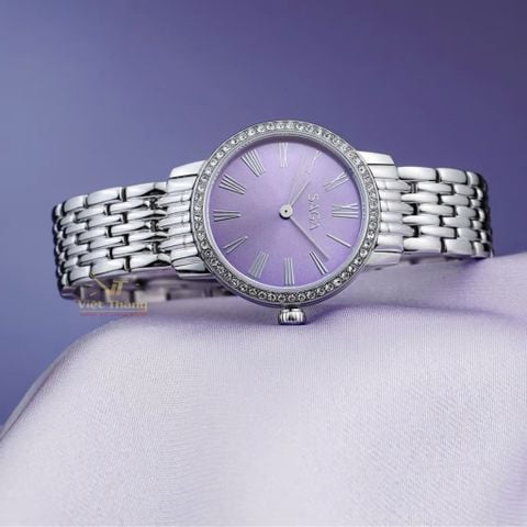  Saga Stella Chance 53578-SVVTSV-2 – Nữ – Quartz (Pin) – Mặt Số 36mm, Kính Cứng, Chống Nước 3ATM 