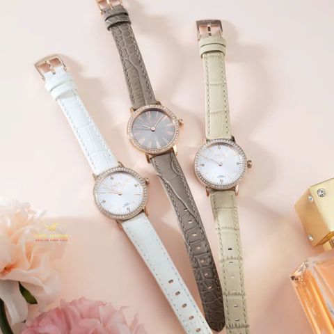  Saga Stella Chance 53578-RGBNBN-2 – Nữ – Quartz (Pin) – Mặt Số 36mm, Kính Cứng, Chống Nước 3ATM 