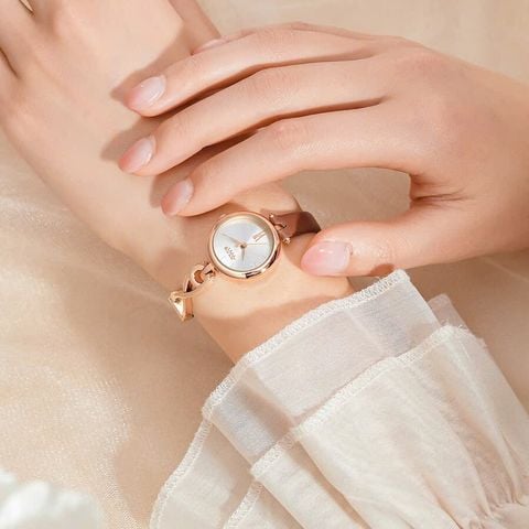  ĐỒNG HỒ NỮ JULIUS JA-1351B DÂY DA NÂU CHÍNH HÃNG 
