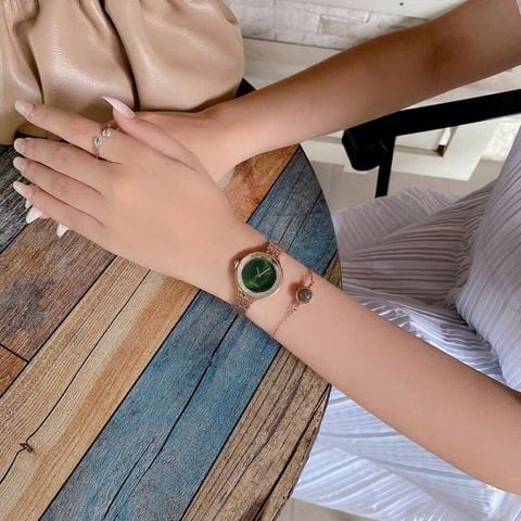  ĐỒNG HỒ NỮ JULIUS JA-1272B XANH CHÍNH HÃNG 