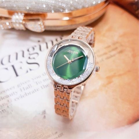  ĐỒNG HỒ NỮ JULIUS JA-1272B XANH CHÍNH HÃNG 