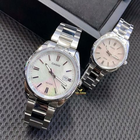  ĐỒNG HỒ CẶP CASIO LTP-1302DS-4A & MTP-1302DS-7A CHÍNH HÃNG 