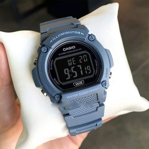  ĐỒNG HỒ NAM CASIO W-219HC-2BVDF CHÍNH HÃNG 