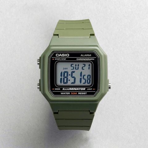  ĐỒNG HỒ NAM CASIO W-217H-3A CHÍNH HÃNG 