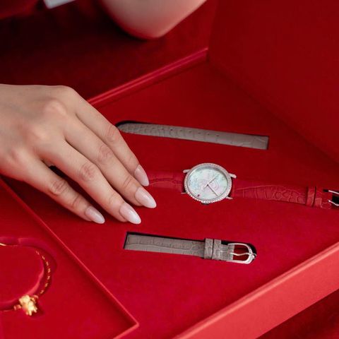  Saga Long Xing Da Da 53111-SVGERD-2LH – Nữ – Phiên Bản Giới Hạn 999 Chiếc Toàn Cầu – Đính 73 Viên Đá Quý – Khảm Xà Cừ Thiên Nhiên 