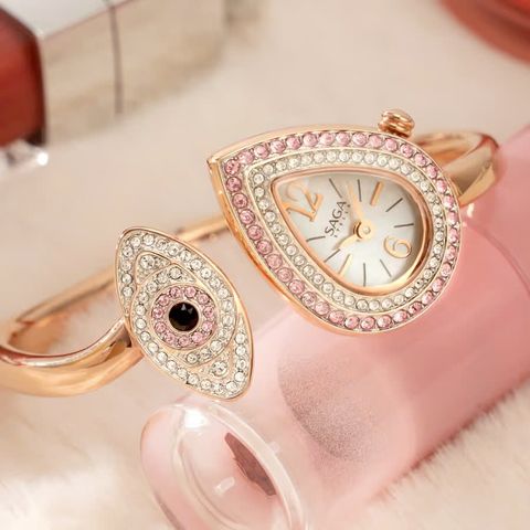  Saga Stella 71865-RGMWRG-2S – Nữ – Đính đá Swarovski – Khảm xà cừ – Sắc vàng óng ả và lộng lẫy 