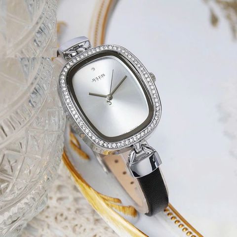  ĐỒNG HỒ NỮ JULIUS JA-298A DÂY DA CHÍNH HÃNG 