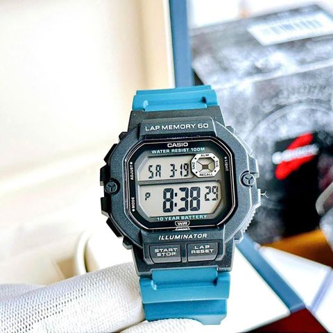  ĐỒNG HỒ NAM CASIO WS-1400H-3AVDF CHÍNH HÃNG 