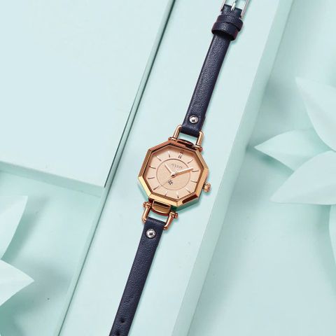  ĐỒNG HỒ NỮ JULIUS JA-750E DÂY DA CHÍNH HÃNG 