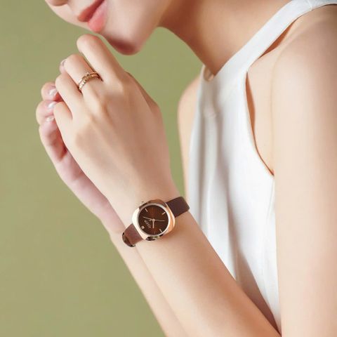  ĐỒNG HỒ NỮ JULIUS JA-1422 DÂY DA NÂU CHÍNH HÃNG 