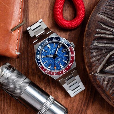  ĐỒNG HỒ NAM CITIZEN NB6030-59L SERIES 8 GMT CHÍNH HÃNG 