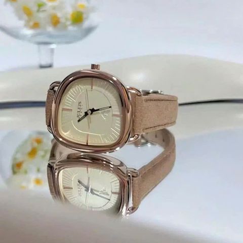  Đồng Hồ Nữ JA-1436B Julius Hàn Quốc Dây Da (Nâu) Chính Hãng 