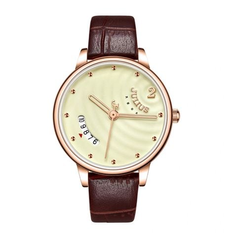  Đồng Hồ Nam JA-1391MC Julius Hàn Quốc Dây Da Chính Hãng 