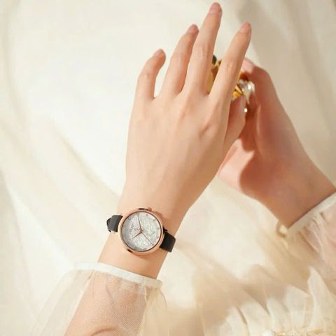  Đồng Hồ Nữ JA-1400A Julius Hàn Quốc Dây Da Chính Hãng 