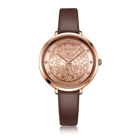  Đồng Hồ Nữ JA-1400B Julius Hàn Quốc Dây Da 