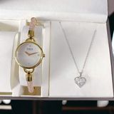  Combo Đồng Hồ Saga 53555-GPMWGP-2 + Dây chuyền trái tim VT218858569 