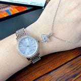  Combo Đồng Hồ Saga 53578-LGSVLG-2 + Dây chuyền VT218985046 