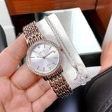  Combo Đồng Hồ Saga 53578-LGSVLG-2 + Dây chuyền VT218985046 