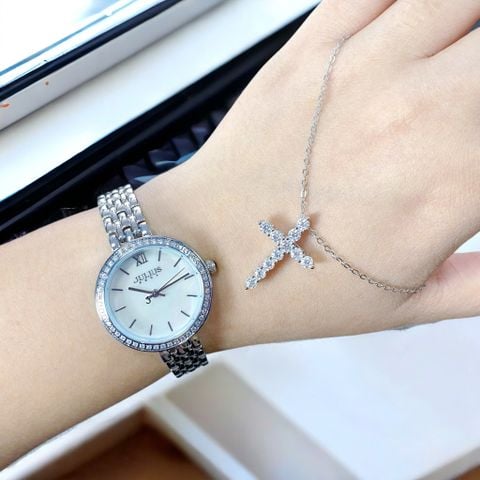  Combo Đồng Hồ Julius JA-1421A + Dây chuyền thánh giá VT218863471 