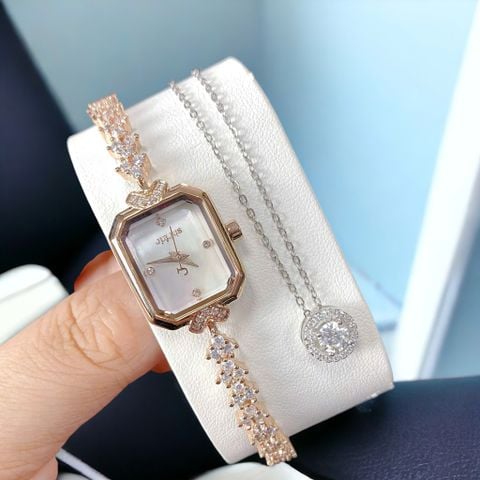  Combo Đồng Hồ Julius JA-1437B + Dây chuyền VT218552669 