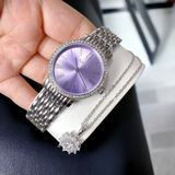  Combo Đồng Hồ Saga 53578-SVVTSV-2 + Dây chuyền VT218858494 Chính Hãng 