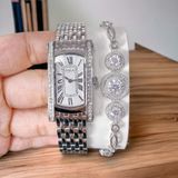  Combo Đồng Hồ Saga 71836-SVSVSV-2 + Lắc tay VT218858498 Chính Hãng 