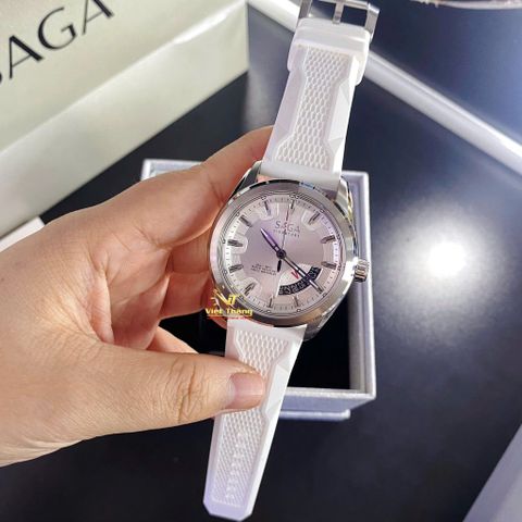  ĐỒNG HỒ SAGA NAM 13568-SVSVPUW-2 DÂY SILICON CHÍNH HÃNG 
