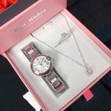  Combo Đồng Hồ Nữ SL5012.1102BL & Dây Chuyền Bạc Ý VT013 & Nhẫn Bạc Ý VT004 