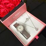  Combo Đồng Hồ Nữ Aolix AL1020LD + Dây Chuyền Bạc Ý VT013 + Nhẫn Bạc Ý VT004 