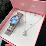  Combo Saga Stella Chance 53578-SVBLSV-2 + Dây Chuyền Bạc Ý VT013 