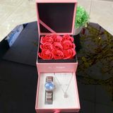  Combo Saga Stella Chance 53578-SVBLSV-2 + Dây Chuyền Bạc Ý VT013 