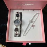  Combo Đồng Hồ Saga Nữ 53442-SVMBSV-2A + Lắc Tay Bạc Ý Vitagem VT007 