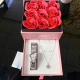  Combo Saga Triangle 80746-SVMWSV-2 + Dây Chuyền Bạc Ý Vitagem VT036 