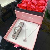  Combo Saga Triangle 80746-SVMWSV-2 + Dây Chuyền Bạc Ý Vitagem VT036 