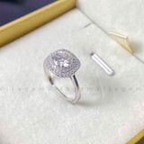  NHẪN BẠC Ý VITAGEM  VT108 - MOISSANITE 