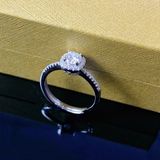  NHẪN BẠC Ý VITAGEM VT004 - MOISSANITE 