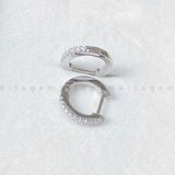  BÔNG TAI BẠC Ý VITAGEM VT058 - MOISSANITE 