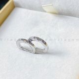  BÔNG TAI BẠC Ý VITAGEM VT058 - MOISSANITE 