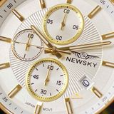  ĐỒNG HỒ NAM NEWSKY NS6005G.S04 KIM LOẠI CHÍNH HÃNG 