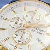  ĐỒNG HỒ NAM NEWSKY NS6005G.S03 KIM LOẠI CHÍNH HÃNG 