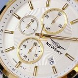  ĐỒNG HỒ NAM NEWSKY NS6005G.S03 KIM LOẠI CHÍNH HÃNG 