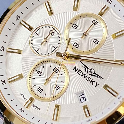  ĐỒNG HỒ NAM NEWSKY NS6005G.S03 KIM LOẠI CHÍNH HÃNG 